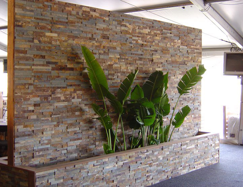 Slate culture ledge stone wall cladding panel for outdoor indoor decoration